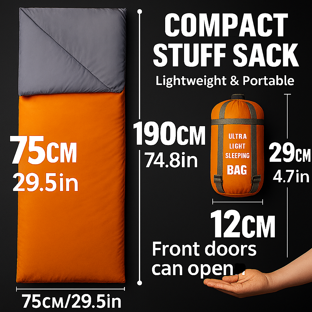 Envelope Style Light Weight Sleeping Bag