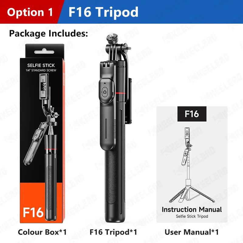 Stable Tripod Extendable Selfie Stick for Mobile Phones
