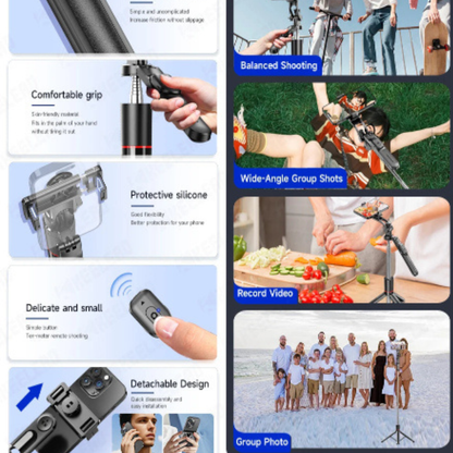 Stable Tripod Extendable Selfie Stick for Mobile Phones