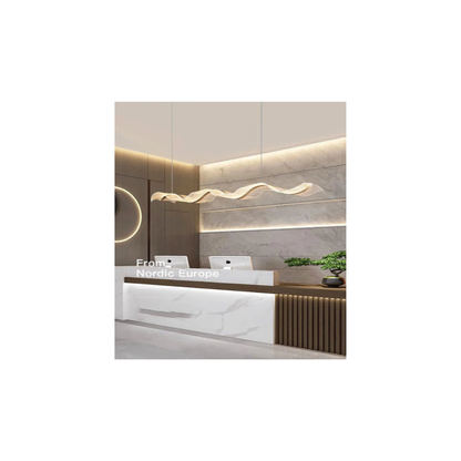 Modern Wave Feature Pendant Light