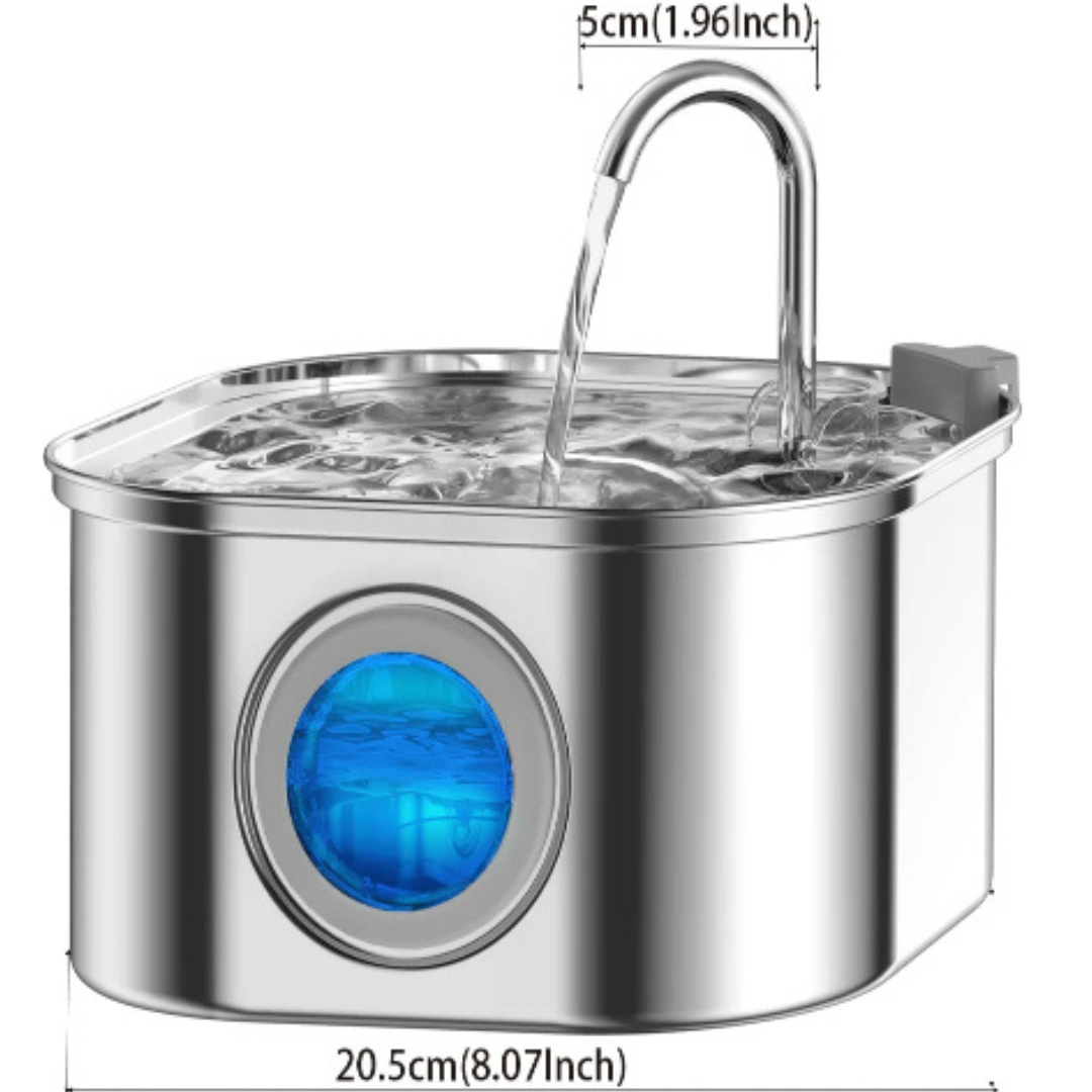 Stainless Steel Automatic Pet Water Fountain