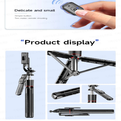 Stable Tripod Extendable Selfie Stick for Mobile Phones