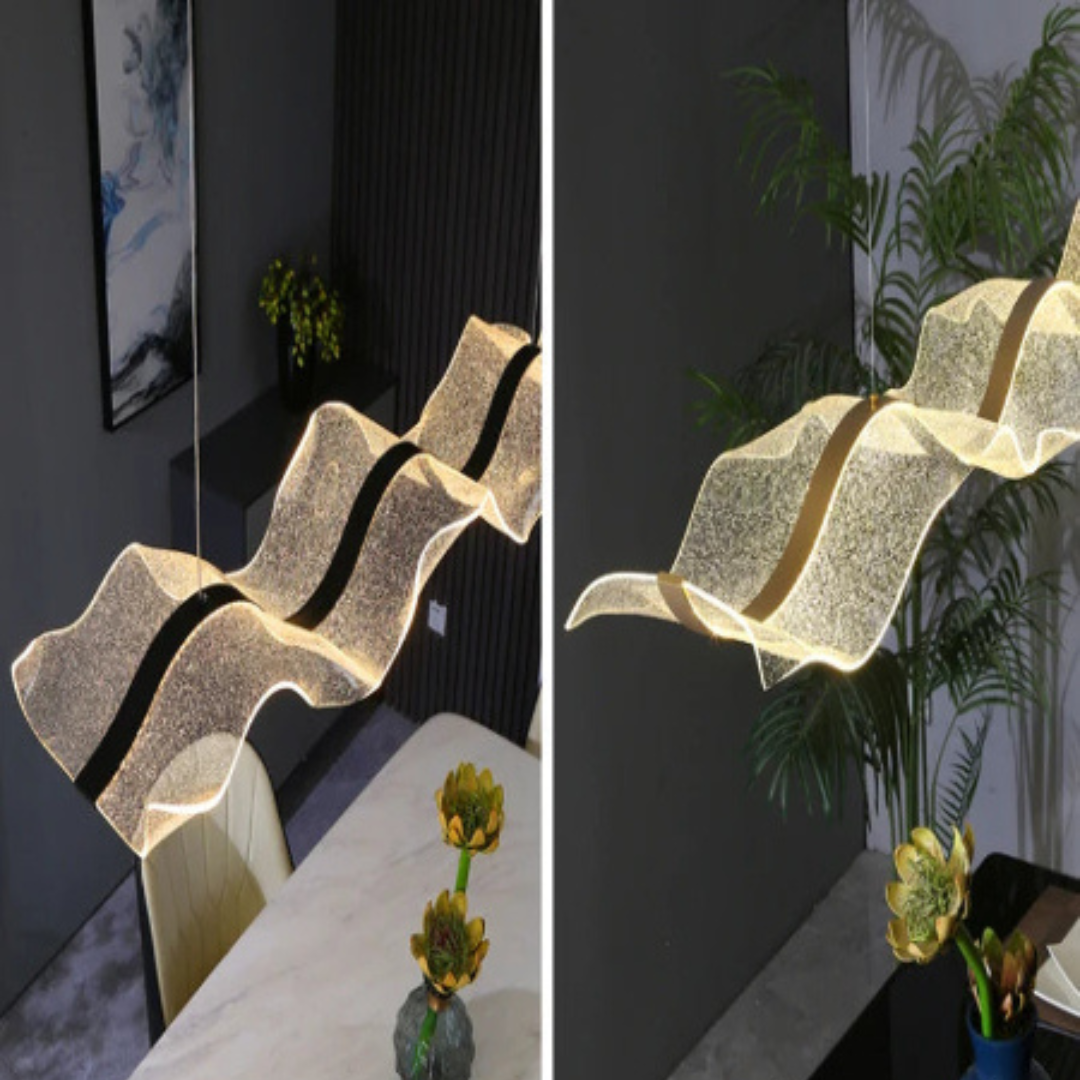 Modern Wave Feature Pendant Light