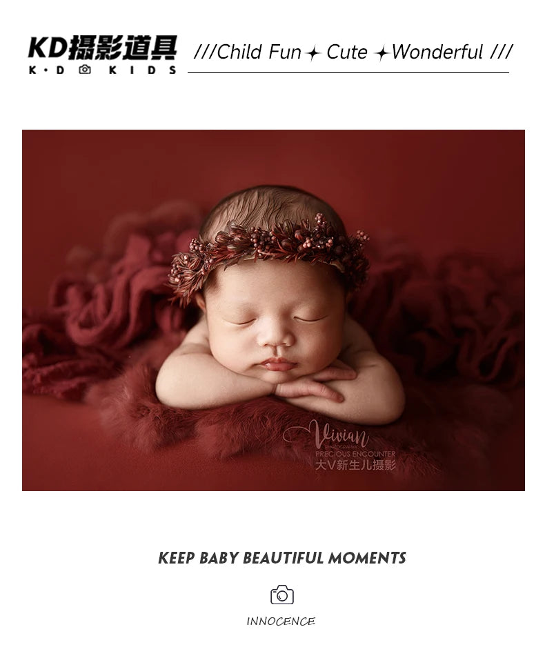 Adjustable Baby Head Band Flower Props