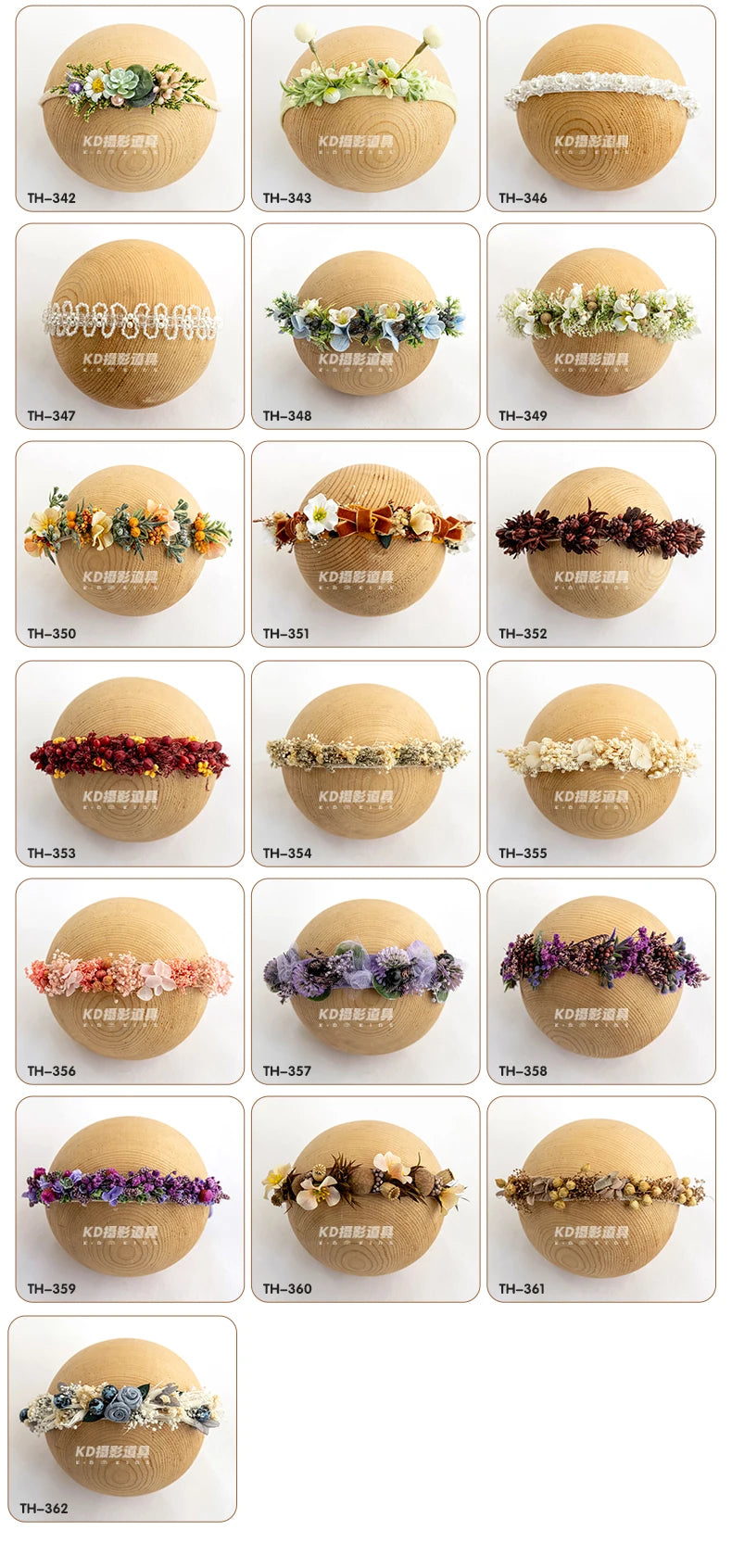 Adjustable Baby Head Band Flower Props