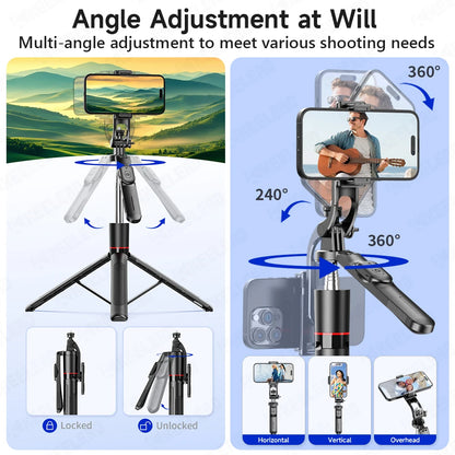 Stable Tripod Extendable Selfie Stick for Mobile Phones