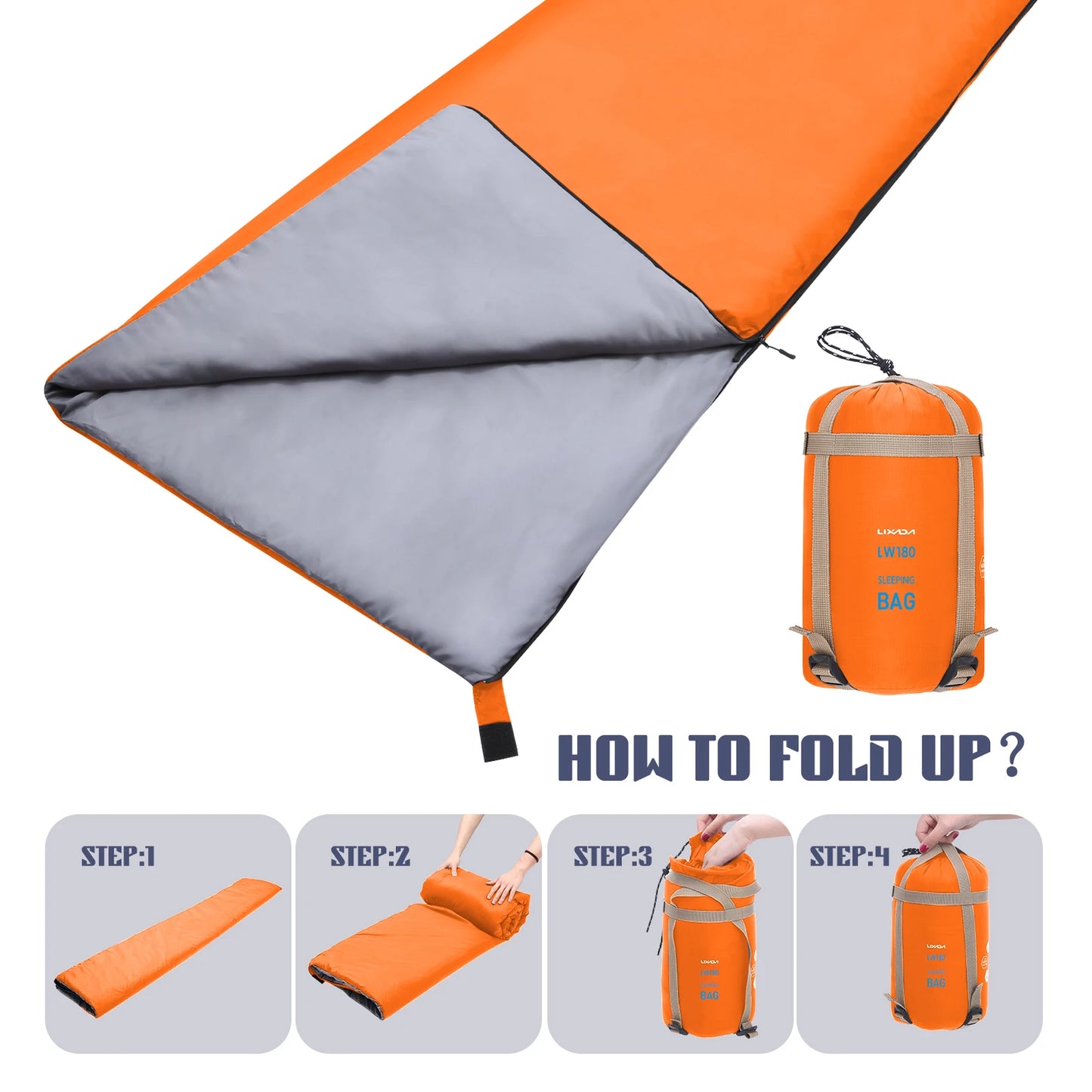 Envelope Adult Spring/Summer Weight Sleeping Bag
