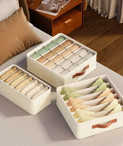 Foldable Fabric Drawer Organisers with Dividers