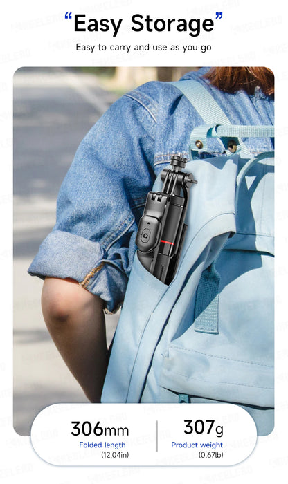 Stable Tripod Extendable Selfie Stick for Mobile Phones