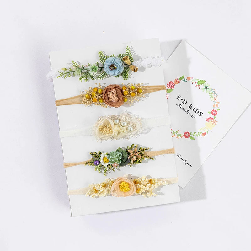Adjustable Baby Head Band Flower Props