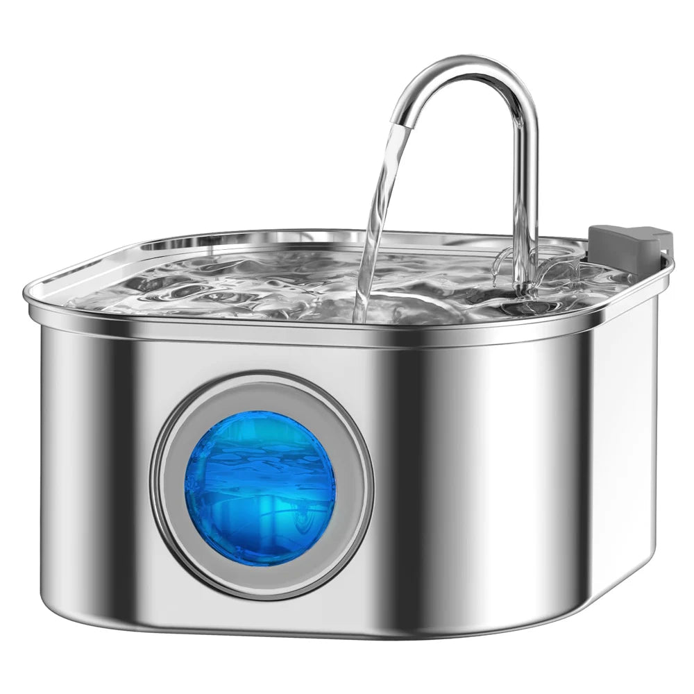 Stainless Steel  Automatic Pet Water Feeder