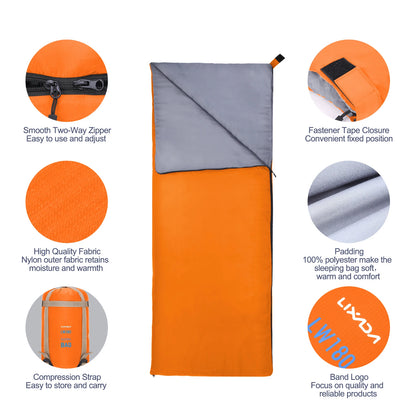 Envelope Adult Spring/Summer Weight Sleeping Bag