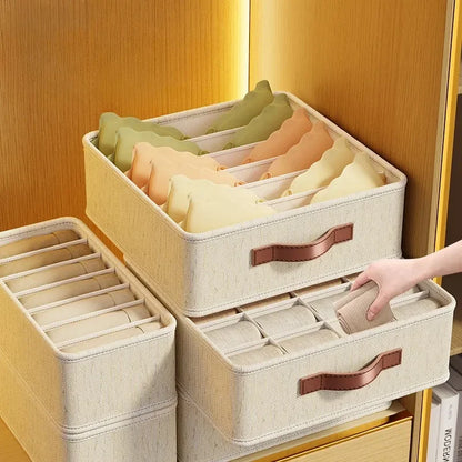 Foldable Fabric Drawer Organisers with Dividers