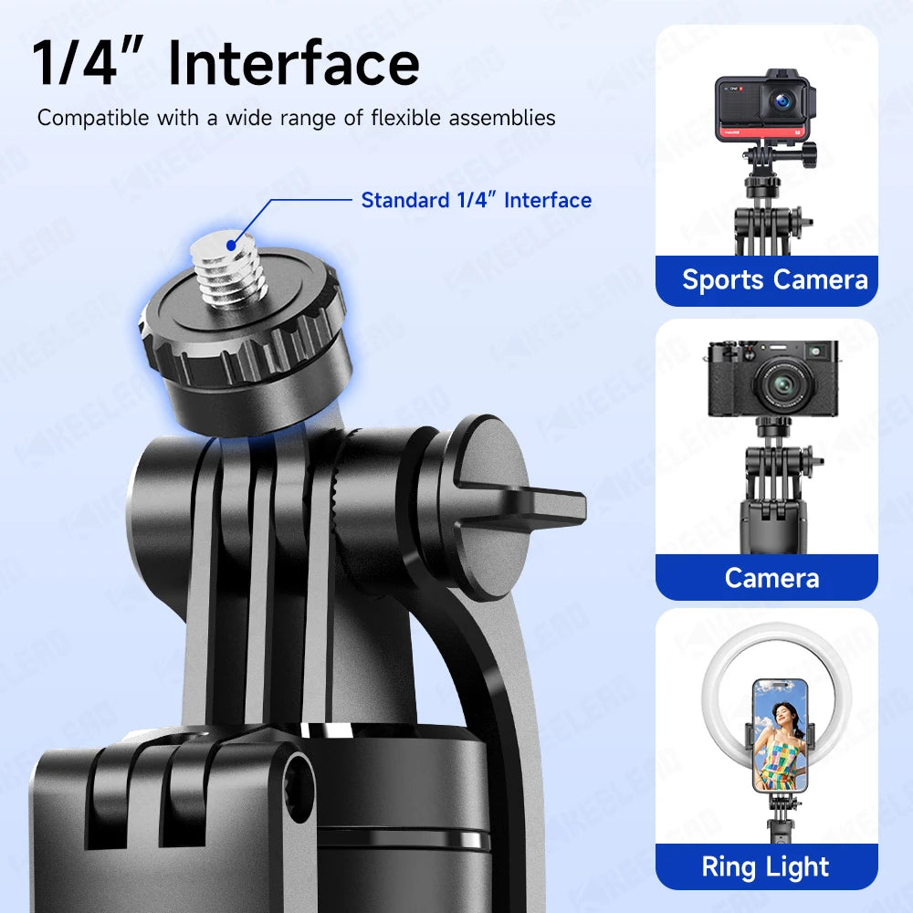 Stable Tripod Extendable Selfie Stick for Mobile Phones