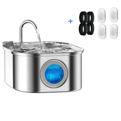 Stainless Steel  Automatic Pet Water Feeder