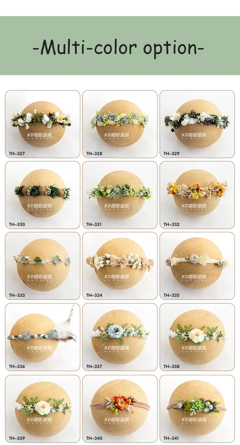 Adjustable Baby Head Band Flower Props