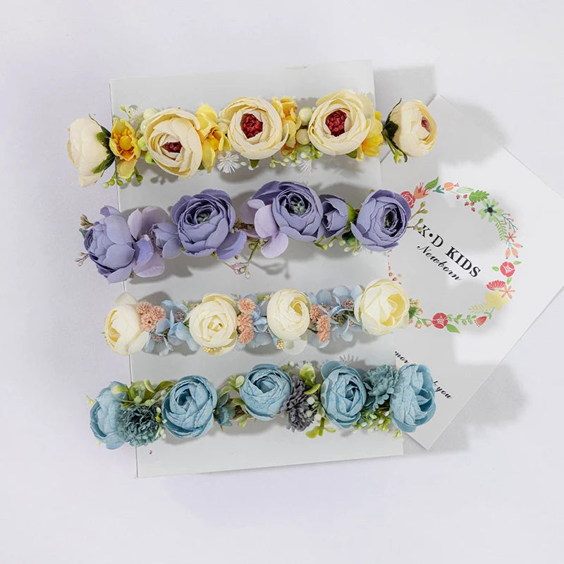 Adjustable Baby Head Band Flower Props