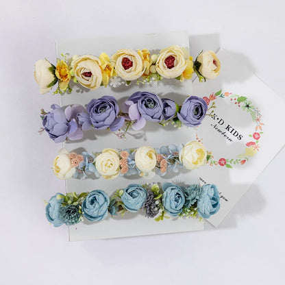 Adjustable Baby Head Band Flower Props
