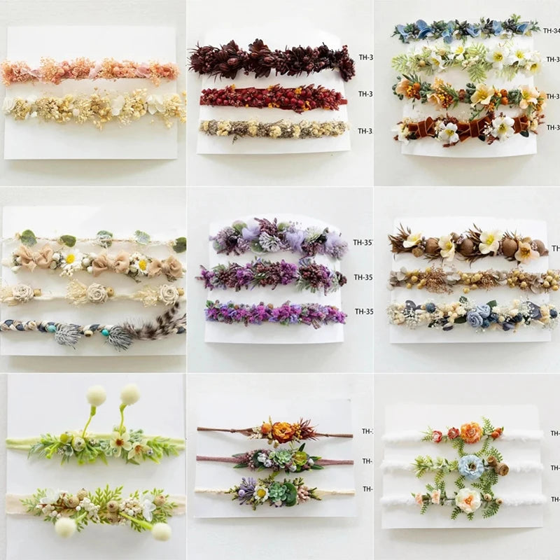 Adjustable Baby Head Band Flower Props