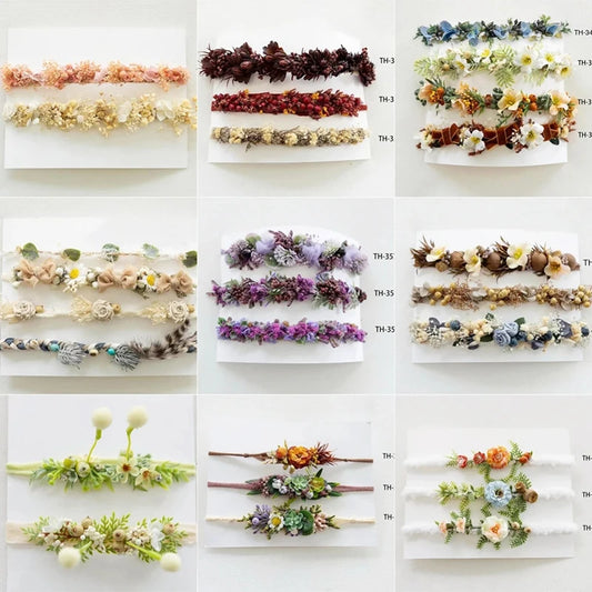 Adjustable Baby Head Band Flower Props