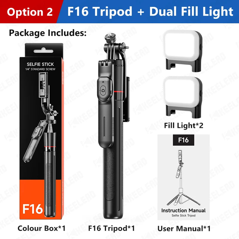 Stable Tripod Extendable Selfie Stick for Mobile Phones